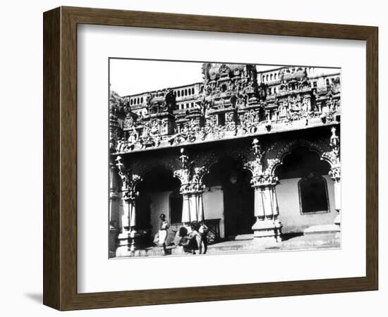 Temple, Singapore, 1900-null-Framed Giclee Print