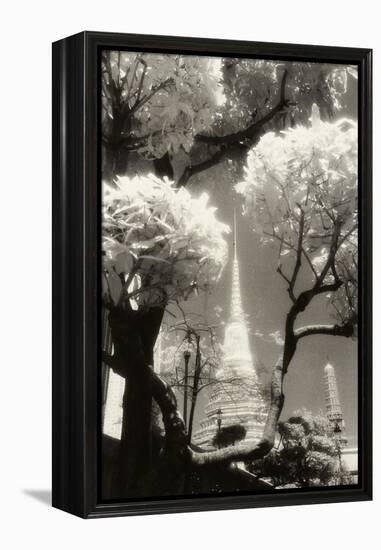 Temple Spire, Wal Phra Keo, Bangkok,Thailand-Theo Westenberger-Framed Premier Image Canvas