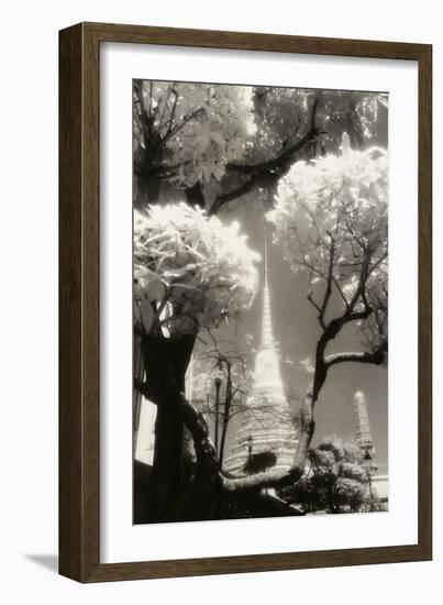 Temple Spire, Wal Phra Keo, Bangkok,Thailand-Theo Westenberger-Framed Photographic Print