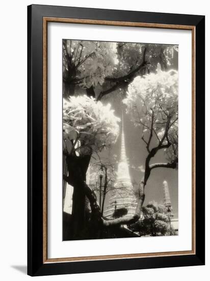 Temple Spire, Wal Phra Keo, Bangkok,Thailand-Theo Westenberger-Framed Photographic Print