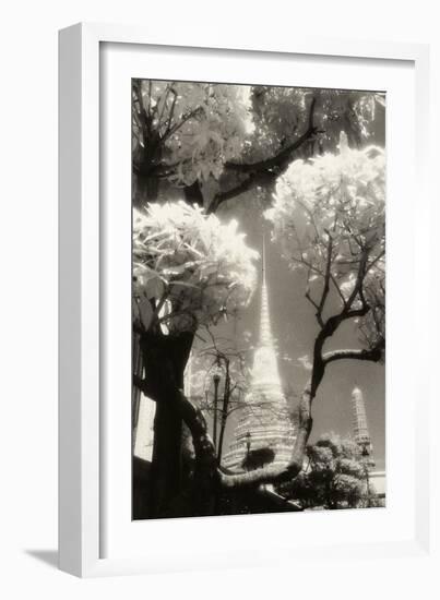 Temple Spire, Wal Phra Keo, Bangkok,Thailand-Theo Westenberger-Framed Photographic Print