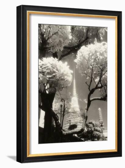 Temple Spire, Wal Phra Keo, Bangkok,Thailand-Theo Westenberger-Framed Photographic Print