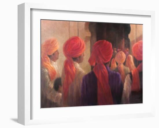 Temple Steps, 2012-Lincoln Seligman-Framed Giclee Print