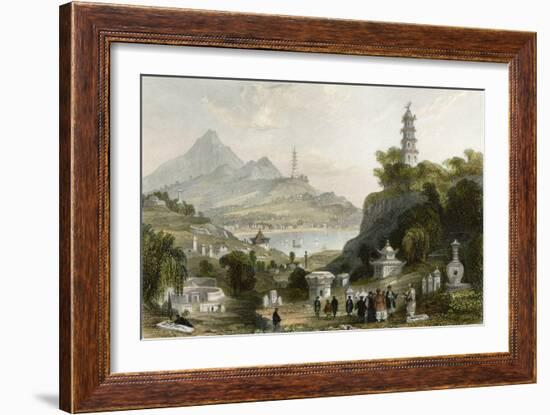 Temple Thundering Winds-Thomas Allom-Framed Art Print