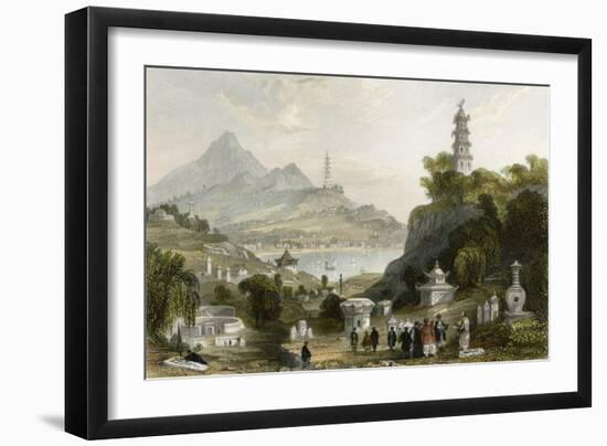 Temple Thundering Winds-Thomas Allom-Framed Art Print