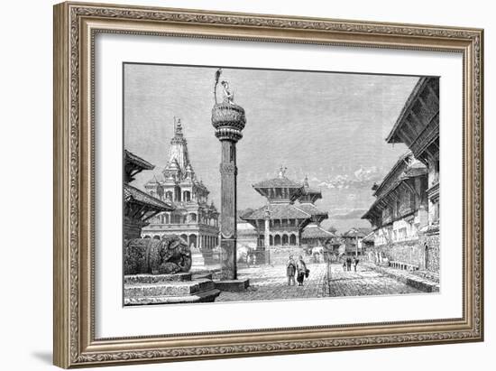 Temples at Patan, Nepal, 1895-Armand Kohl-Framed Giclee Print