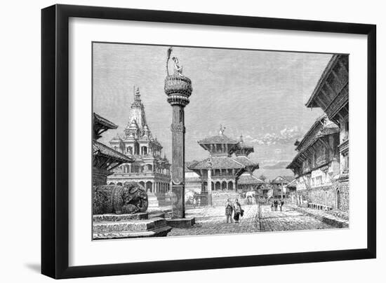 Temples at Patan, Nepal, 1895-Armand Kohl-Framed Giclee Print