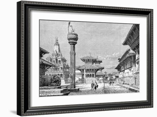 Temples at Patan, Nepal, 1895-Armand Kohl-Framed Giclee Print