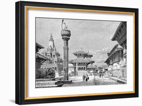 Temples at Patan, Nepal, 1895-Armand Kohl-Framed Giclee Print