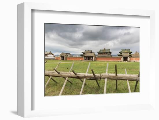 Temples in Erdene Zuu Monastery, Harhorin, South Hangay province, Mongolia, Central Asia, Asia-Francesco Vaninetti-Framed Photographic Print