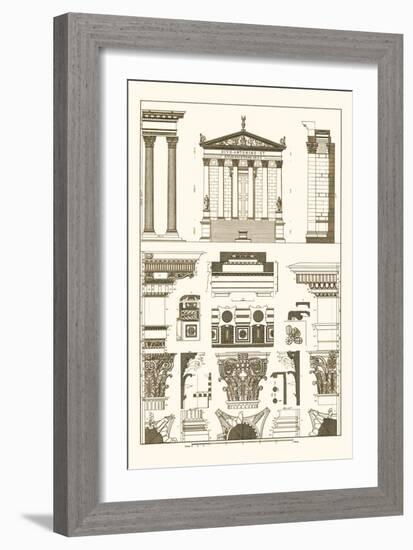 Temples of Antonius, Castor and Mars-J. Buhlmann-Framed Premium Giclee Print