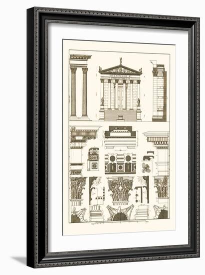 Temples of Antonius, Castor and Mars-J. Buhlmann-Framed Premium Giclee Print