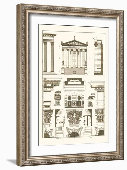 Temples of Antonius, Castor and Mars-J. Buhlmann-Framed Art Print