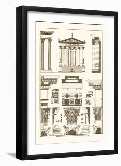 Temples of Antonius, Castor and Mars-J. Buhlmann-Framed Art Print