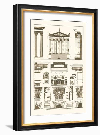 Temples of Antonius, Castor and Mars-J. Buhlmann-Framed Art Print