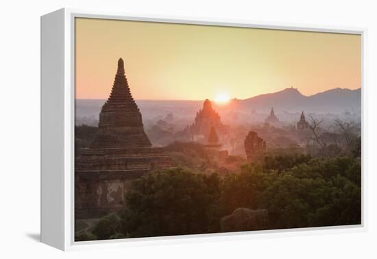 Temples of Bagan (Pagan), Myanmar (Burma), Asia-Janette Hill-Framed Premier Image Canvas