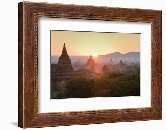 Temples of Bagan (Pagan), Myanmar (Burma), Asia-Janette Hill-Framed Photographic Print