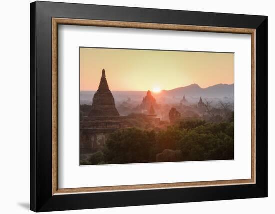 Temples of Bagan (Pagan), Myanmar (Burma), Asia-Janette Hill-Framed Photographic Print