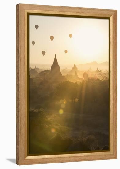 Temples of Bagan (Pagan), Myanmar (Burma), Asia-Janette Hill-Framed Premier Image Canvas