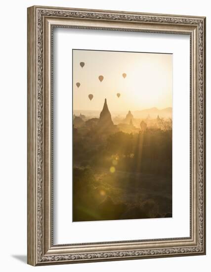 Temples of Bagan (Pagan), Myanmar (Burma), Asia-Janette Hill-Framed Photographic Print