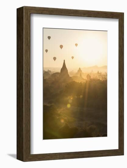 Temples of Bagan (Pagan), Myanmar (Burma), Asia-Janette Hill-Framed Photographic Print