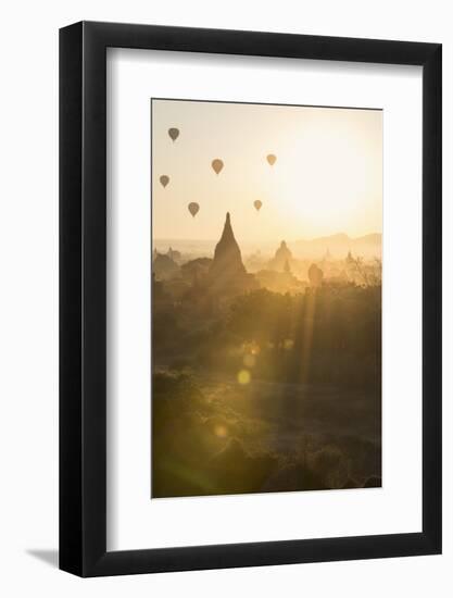 Temples of Bagan (Pagan), Myanmar (Burma), Asia-Janette Hill-Framed Photographic Print