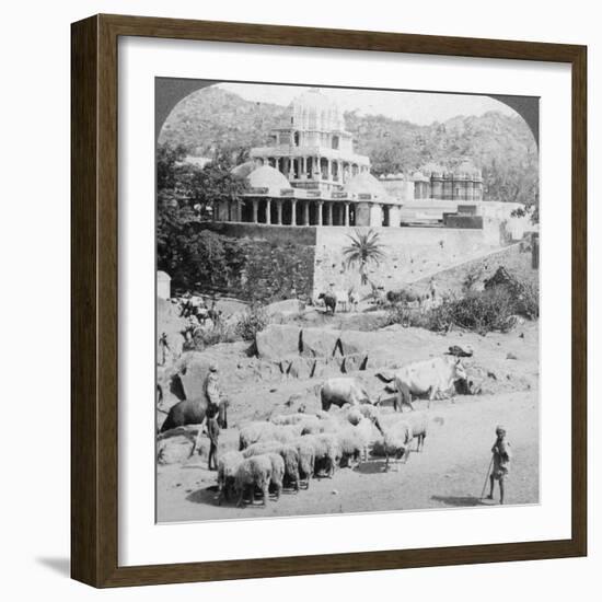 Temples of the Jains, Mount Abu, India, 1902-Underwood & Underwood-Framed Photographic Print