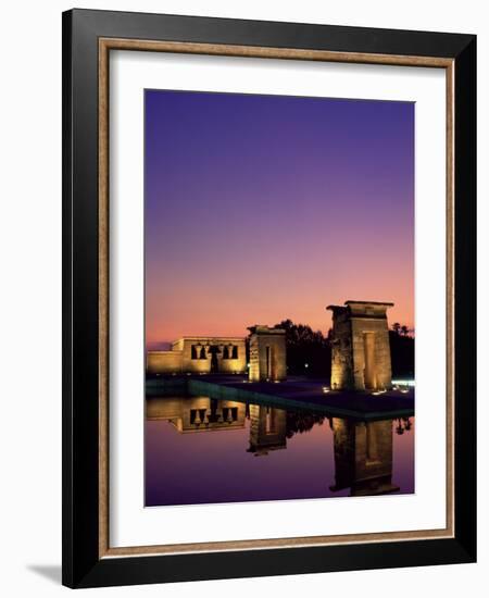 Templo De Debod, Madrid, Spain-Upperhall-Framed Photographic Print