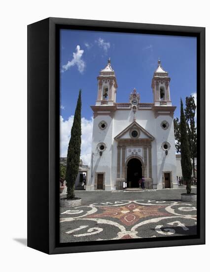 Templo De Santa Veracruz Church, Taxco, Guerrero State, Mexico, North America-Wendy Connett-Framed Premier Image Canvas
