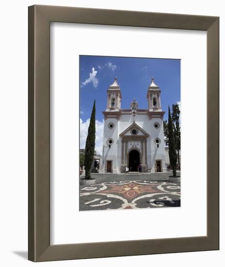 Templo De Santa Veracruz Church, Taxco, Guerrero State, Mexico, North America-Wendy Connett-Framed Photographic Print