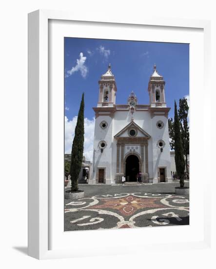 Templo De Santa Veracruz Church, Taxco, Guerrero State, Mexico, North America-Wendy Connett-Framed Photographic Print