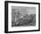 Temporary Wooden Bridge over the River Thames at Blackfriars, London, 1864-null-Framed Giclee Print