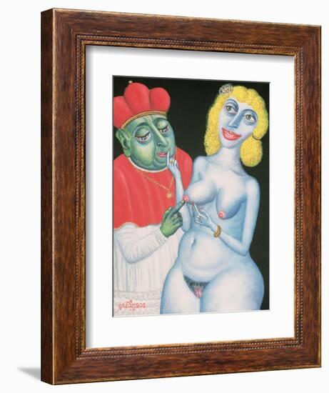 Temptation, 1999-Tamas Galambos-Framed Giclee Print