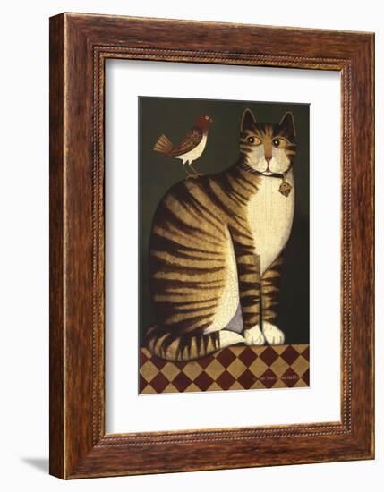 Temptation I (Cat)-Diane Ulmer Pedersen-Framed Art Print