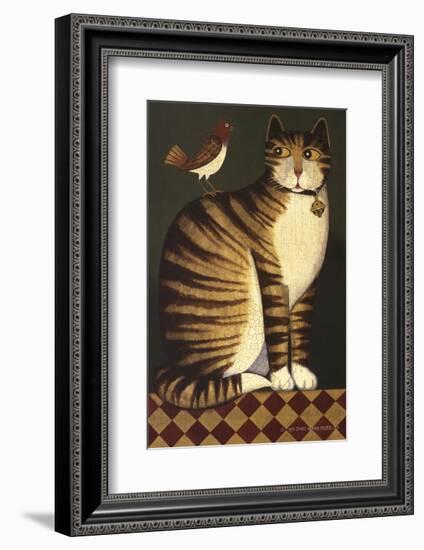 Temptation I (Cat)-Diane Ulmer Pedersen-Framed Art Print