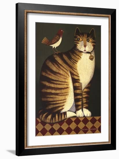 Temptation I (Cat)-Diane Ulmer Pedersen-Framed Art Print