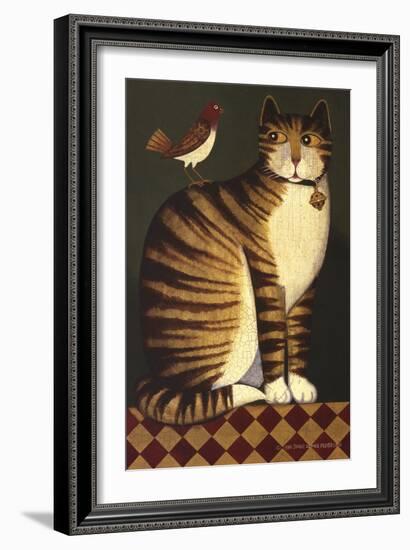 Temptation I (Cat)-Diane Ulmer Pedersen-Framed Art Print