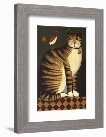 Temptation I (Cat)-Diane Ulmer Pedersen-Framed Giclee Print