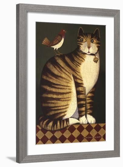 Temptation I (Cat)-Diane Ulmer Pedersen-Framed Giclee Print