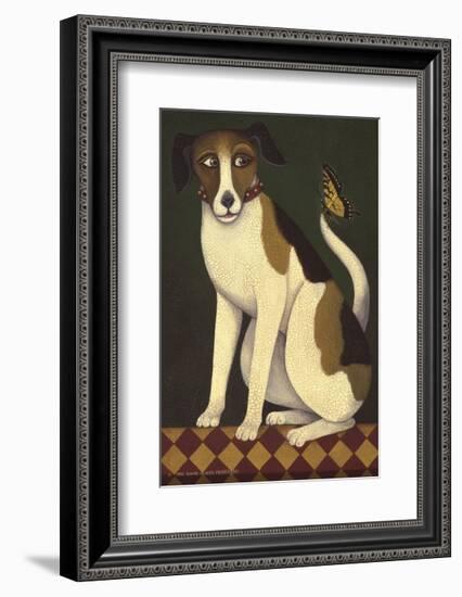 Temptation II (Dog)-Diane Ulmer Pedersen-Framed Giclee Print