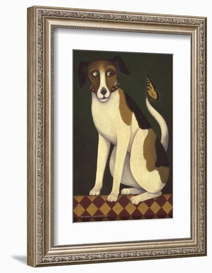 Temptation II (Dog)-Diane Ulmer Pedersen-Framed Art Print
