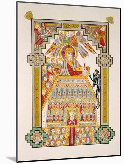 Temptation of Christ, from a Facsimile Copy of the Book of Kells, Published by Day and Son-Irish Photographer-Mounted Giclee Print