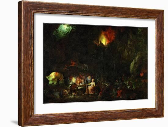 Temptation of Saint Anthony-Jan Brueghel the Elder-Framed Giclee Print