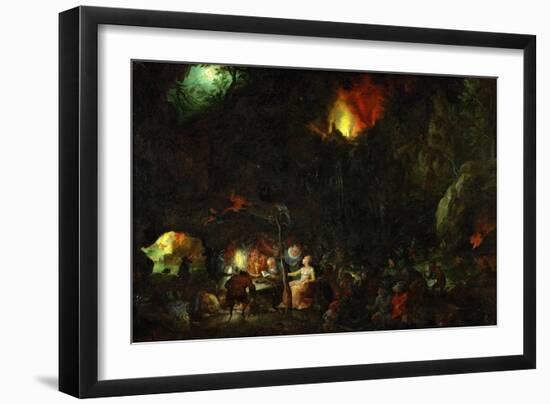 Temptation of Saint Anthony-Jan Brueghel the Elder-Framed Giclee Print