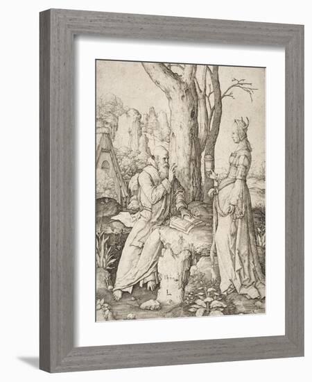 Temptation of St. Anthony, 1509-Lucas van Leyden-Framed Giclee Print