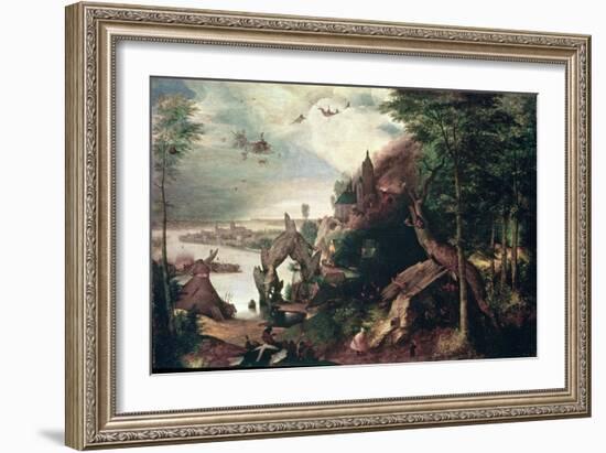 Temptation of St.Anthony, C.1550-75 (Oil on Panel)-Pieter Bruegel the Elder-Framed Giclee Print