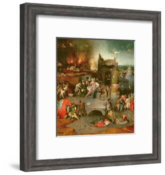 Temptation of St. Anthony (Centre Panel)-Hieronymus Bosch-Framed Giclee Print