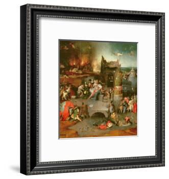 Temptation of St. Anthony (Centre Panel)-Hieronymus Bosch-Framed Giclee Print