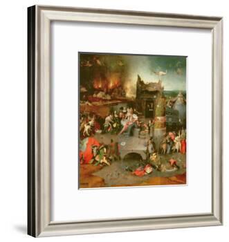 Temptation of St. Anthony (Centre Panel)-Hieronymus Bosch-Framed Giclee Print