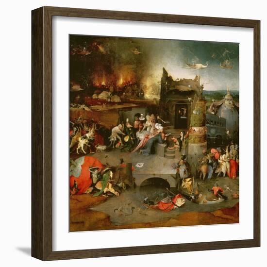 Temptation of St. Anthony (Centre Panel)-Hieronymus Bosch-Framed Giclee Print